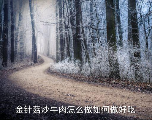 金針菇炒牛肉，金針菇炒牛肉的家常做法大全怎么做好吃視頻