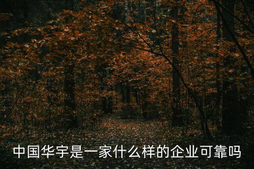 廣州鳳凰華宇文化有限公司，中國華宇是一家什么樣的企業可靠嗎