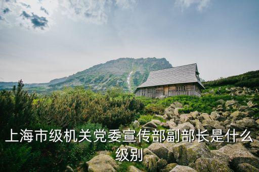 上海市級機(jī)關(guān)黨委宣傳部副部長是什么級別