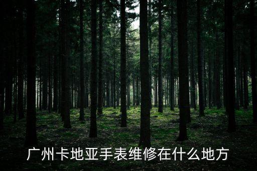 廣州卡地亞手表維修在什么地方
