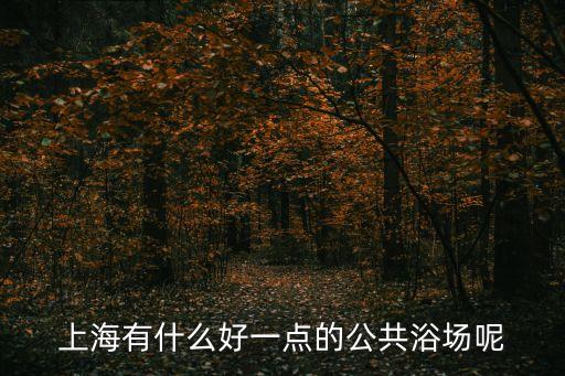 上海市的洗浴中心哪里有，上海有什么好一點的公共浴場呢