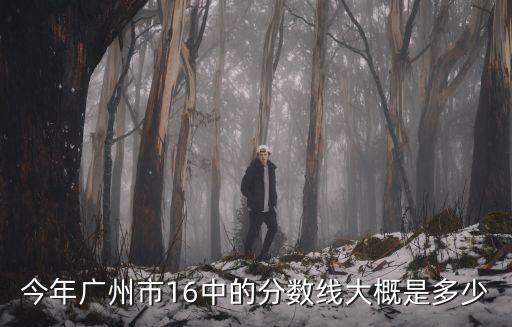 今年廣州市16中的分數線大概是多少