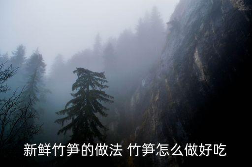 鮮竹筍，新鮮竹筍是什么