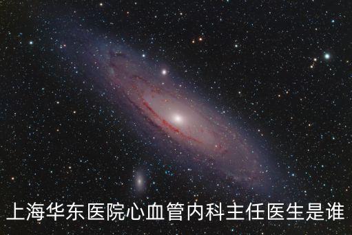 上海華東醫院心血管內科主任醫生是誰