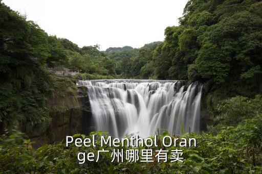 Peel Menthol Orange廣州哪里有賣