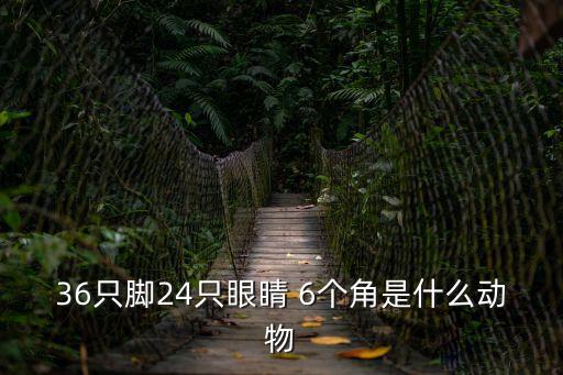 36只腳24只眼睛 6個角是什么動物