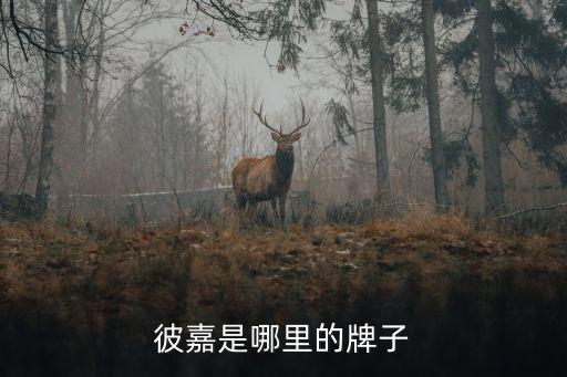彼嘉是哪里的牌子