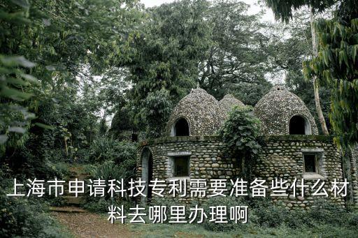 上海市申請科技專利需要準備些什么材料去哪里辦理啊