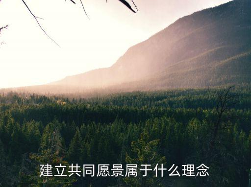 共同愿景，名詞解釋共同愿景