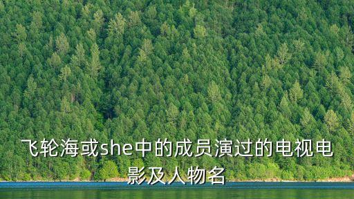 飛輪海或she中的成員演過的電視電影及人物名