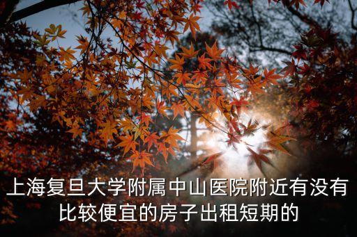 上海市中山醫院周邊房價，上海市中心最新新房房價
