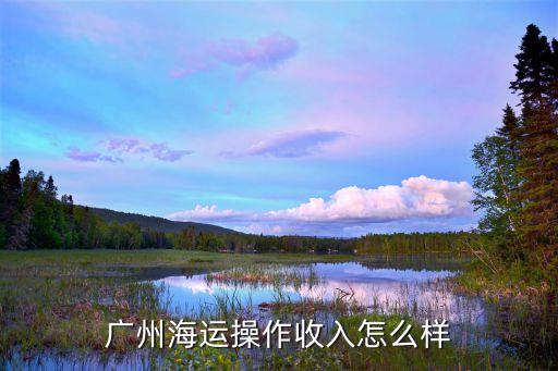 廣州海運操作收入怎么樣