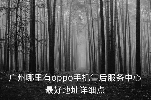 oppo廣州白云區(qū)維修點(diǎn)，oppo手機(jī)在廣州的維修點(diǎn)在什么地方