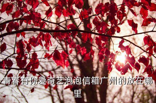 青春有你愛奇藝泡泡信箱廣州的放在哪里