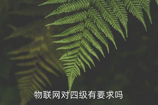 上海市物聯(lián)網(wǎng)四級(jí)有什么用，物聯(lián)網(wǎng)對(duì)四級(jí)有要求嗎