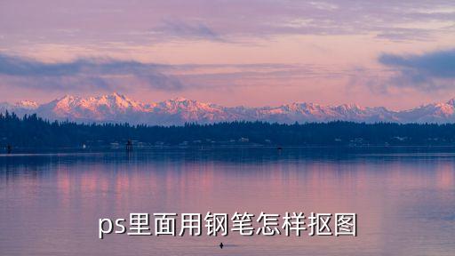 ps鋼筆工具摳圖，ps里面用鋼筆怎樣摳圖