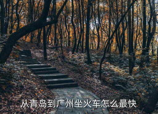 從青島到廣州坐火車怎么最快