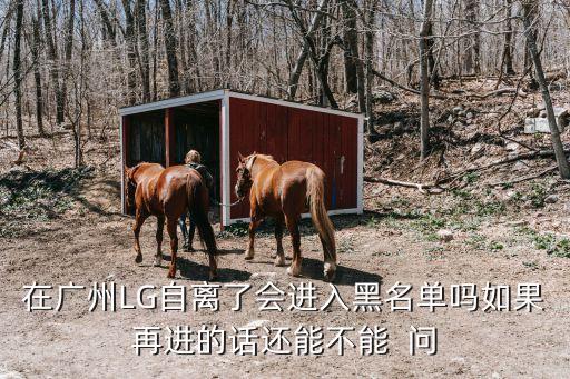 私自離開廣州會(huì)有記錄嗎，在廣州LG自離了會(huì)進(jìn)入黑名單嗎如果再進(jìn)的話還能不能  問