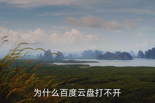 百度網盤打不開，為什么百度云盤打不開