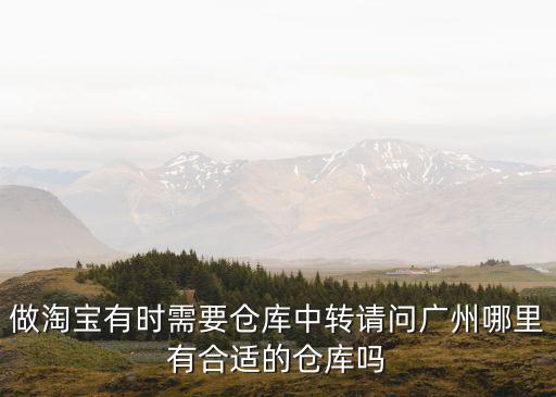 做淘寶有時需要倉庫中轉請問廣州哪里有合適的倉庫嗎