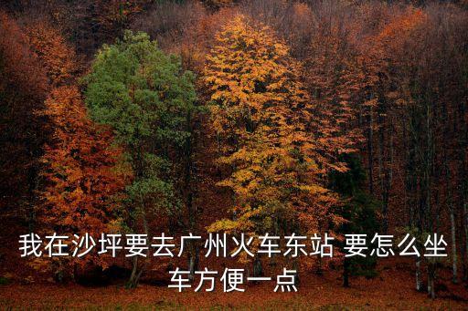 從沙坪到廣州，鶴山沙坪汽車站到廣州
