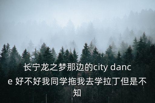上海市民文化節(jié)曼舞長寧，長寧龍之夢那邊的city dance 好不好我同學(xué)拖我去學(xué)拉丁但是不知