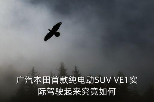 廣汽本田首款純電動SUV VE1實(shí)際駕駛起來究竟如何