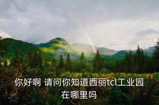 廣州西麗工業園，南山區西麗工業區