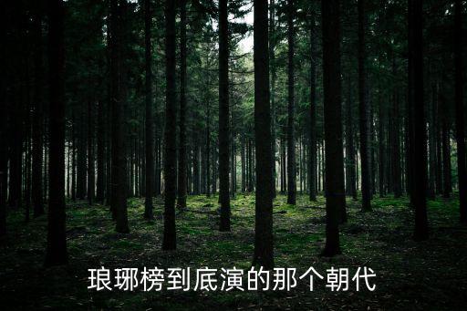 瑯琊榜是哪個(gè)朝代，瑯琊榜到底演的那個(gè)朝代