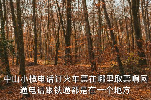 中山小欖電話訂火車票在哪里取票啊網(wǎng)通電話跟鐵通都是在一個(gè)地方
