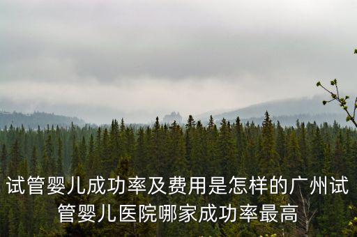 試管嬰兒成功率及費用是怎樣的廣州試管嬰兒醫(yī)院哪家成功率最高