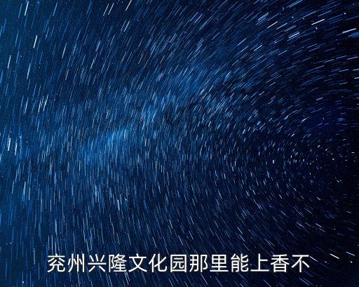 兗州興隆文化園，兗州興隆文化園地址