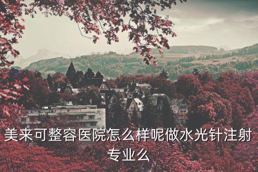 廣州正規整形醫院可來美來，美來可整容醫院怎么樣呢做水光針注射專業么