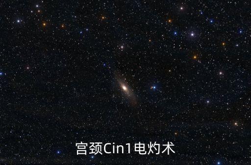 宮頸Cin1電灼術