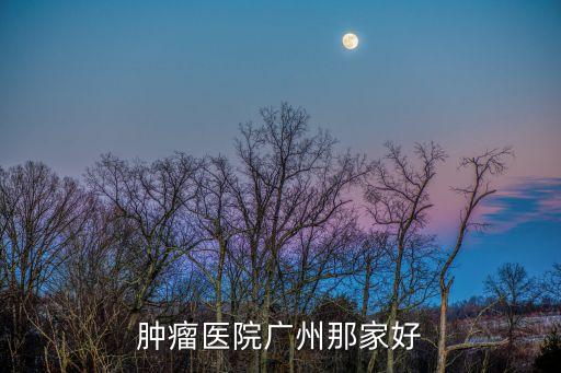 腫瘤醫院廣州那家好