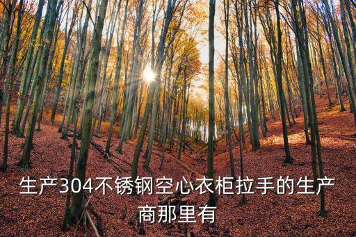 生產(chǎn)304不銹鋼空心衣柜拉手的生產(chǎn)商那里有