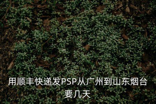 用順豐快遞發PSP從廣州到山東煙臺要幾天