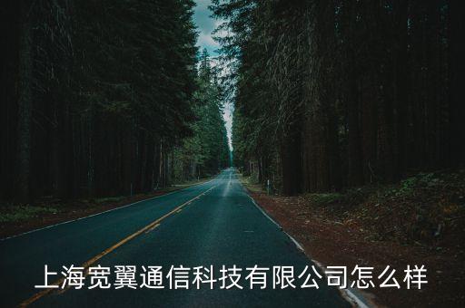 上海寬翼通信科技有限公司怎么樣