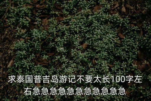 泰國游記，泰國旅游記作文主要內容