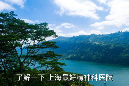 上海市精神病醫(yī)院最新，了解一下 上海最好精神科醫(yī)院