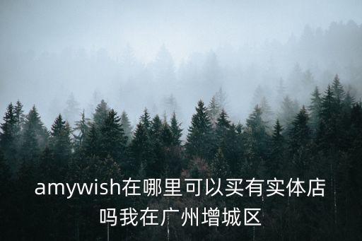 amywish在哪里可以買有實體店嗎我在廣州增城區