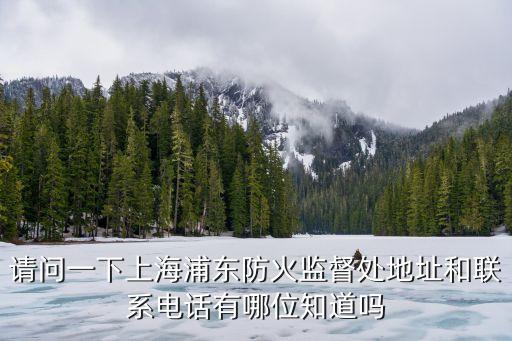 上海市消防局監(jiān)督電話，上海消防隊(duì)分隊(duì)電話