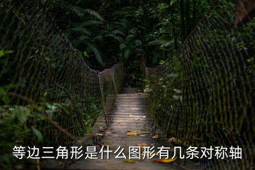 等邊三角形是什么圖形有幾條對稱軸