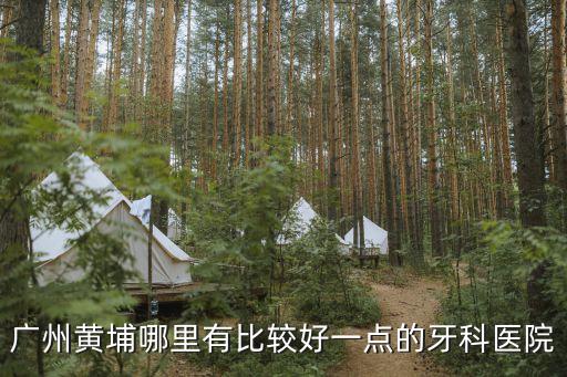 廣州黃埔區哪里補牙好一些，廣州黃埔區哪里看牙比較好