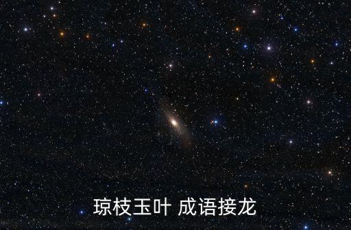 瓊枝玉葉 成語接龍