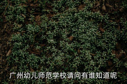 廣州幼兒師范學校是3 2公辦學校，廣州幼師學校