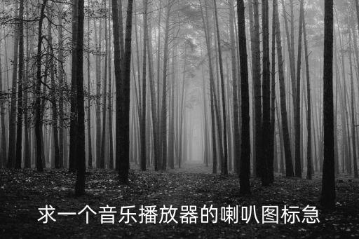 求一個音樂播放器的喇叭圖標急