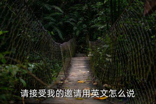 請接受我的邀請用英文怎么說