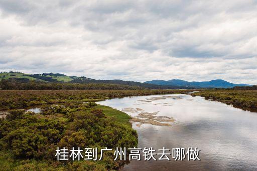 桂林到廣州高鐵去哪做