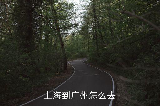 上海到廣州怎么去